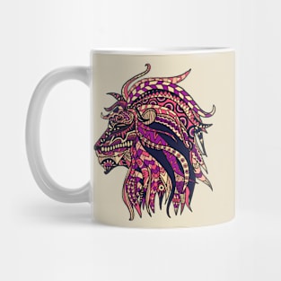 Side Lion Mug